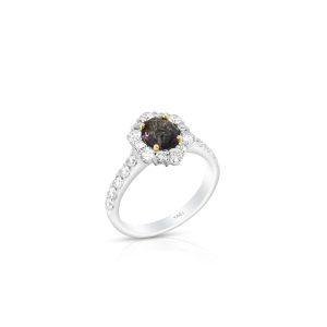 Garnet and Diamond Ring
