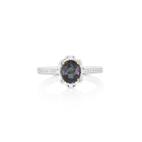 Garnet Scallop Ring