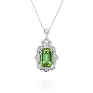 Green Tourmaline Pendant