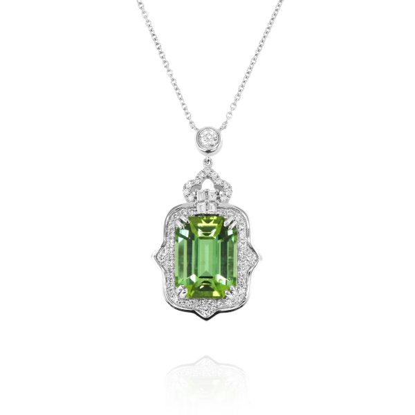 Green Tourmaline Pendant