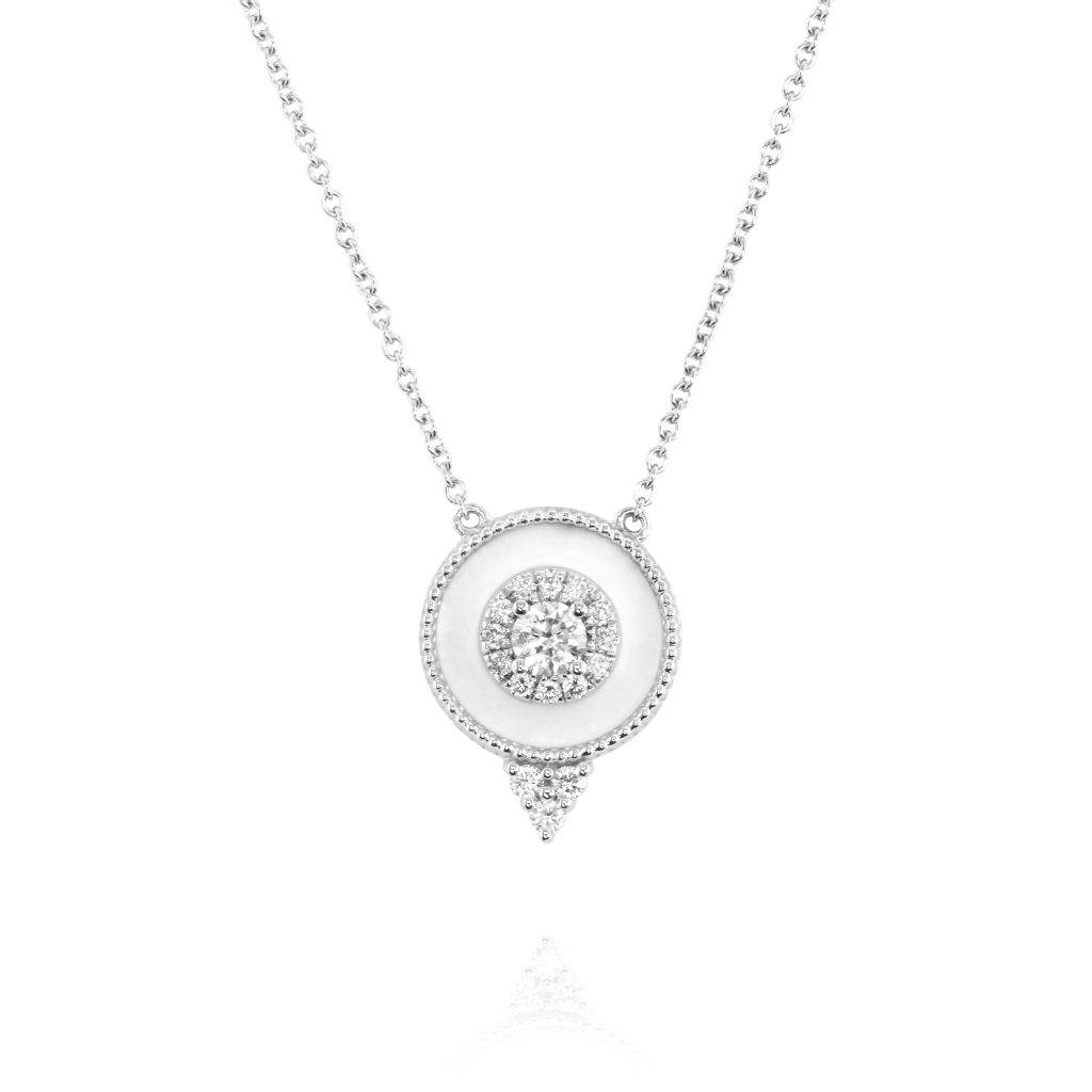 Regalia Round Diamond Pendant