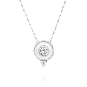 Regalia Round Diamond Pendant
