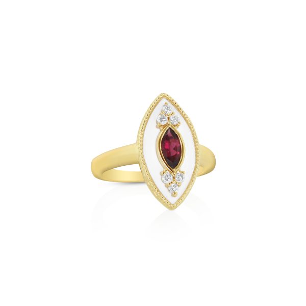 Regalia Marquise Rubellite Ring - Image 2