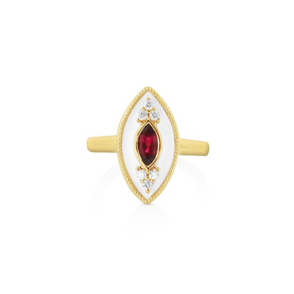 Regalia Marquise Rubellite Ring