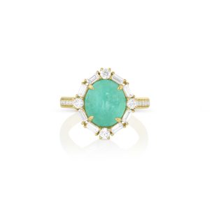 Paraiba Diamond Ring