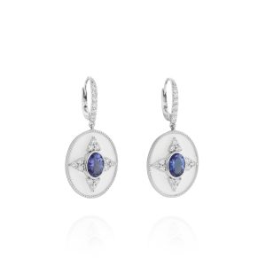 Regalia Oval Tanzanite Earrings