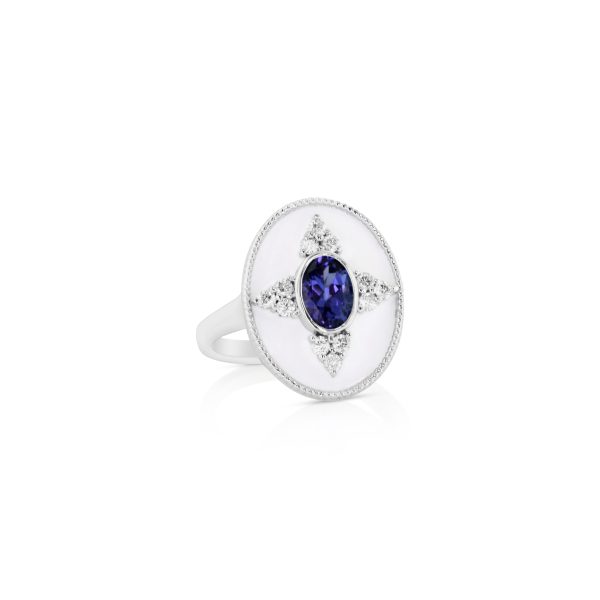 Regalia Oval Tanzanite Ring - Image 2