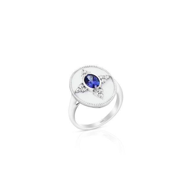 Regalia Oval Tanzanite Ring - Image 3