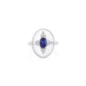 Regalia Oval Tanzanite Ring