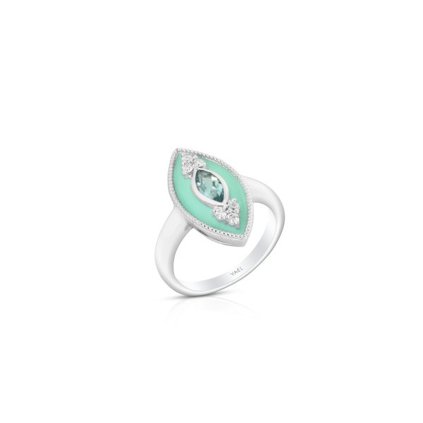 Regalia Marquise Aquamarine Ring - Image 3