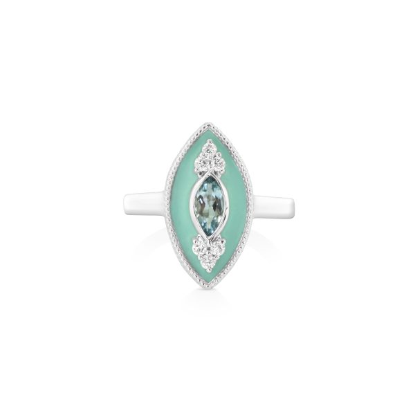 Regalia Marquise Aquamarine Ring