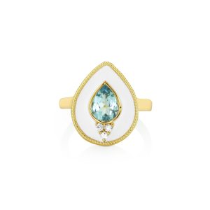 Regalia Pear Aquamarine Ring