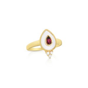 Regalia Small Rubellite Ring