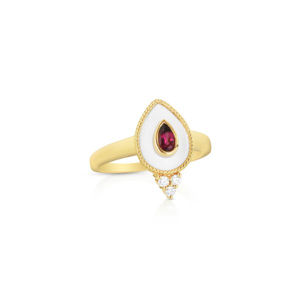 Regalia Small Rubellite Ring