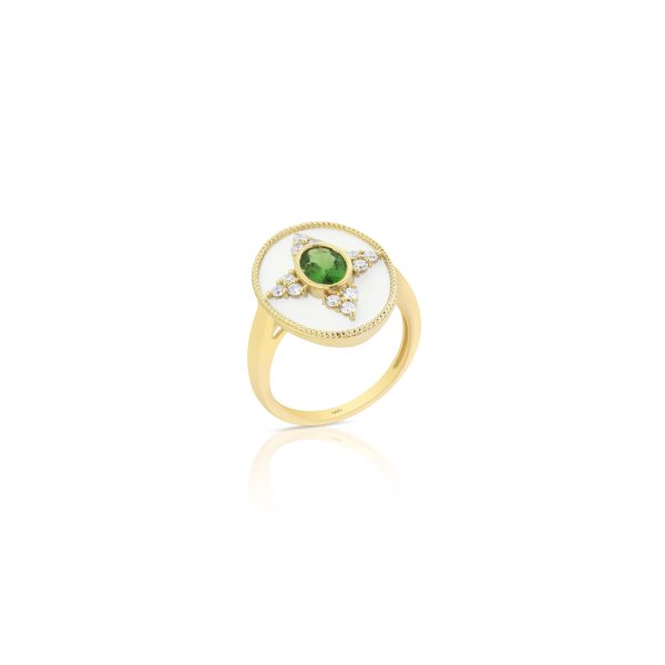Regalia Oval Green Tourmaline Ring - Image 3