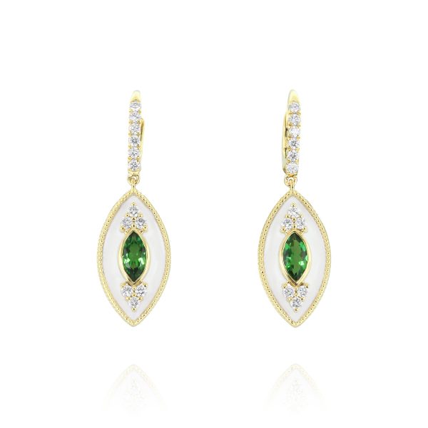 Regalia Marquise Green Tourmaline Earrings