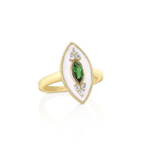 Regalia Marquise Green Tourmaline Ring - Image 2