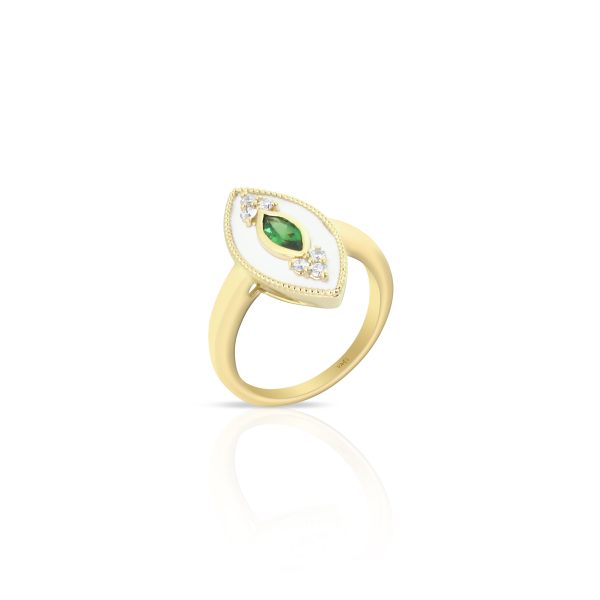 Regalia Marquise Green Tourmaline Ring - Image 3