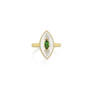 Regalia Marquise Green Tourmaline Ring