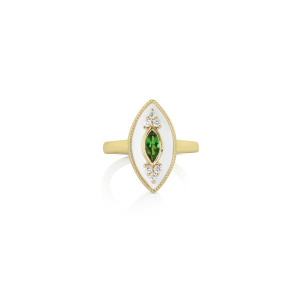 Regalia Marquise Green Tourmaline Ring