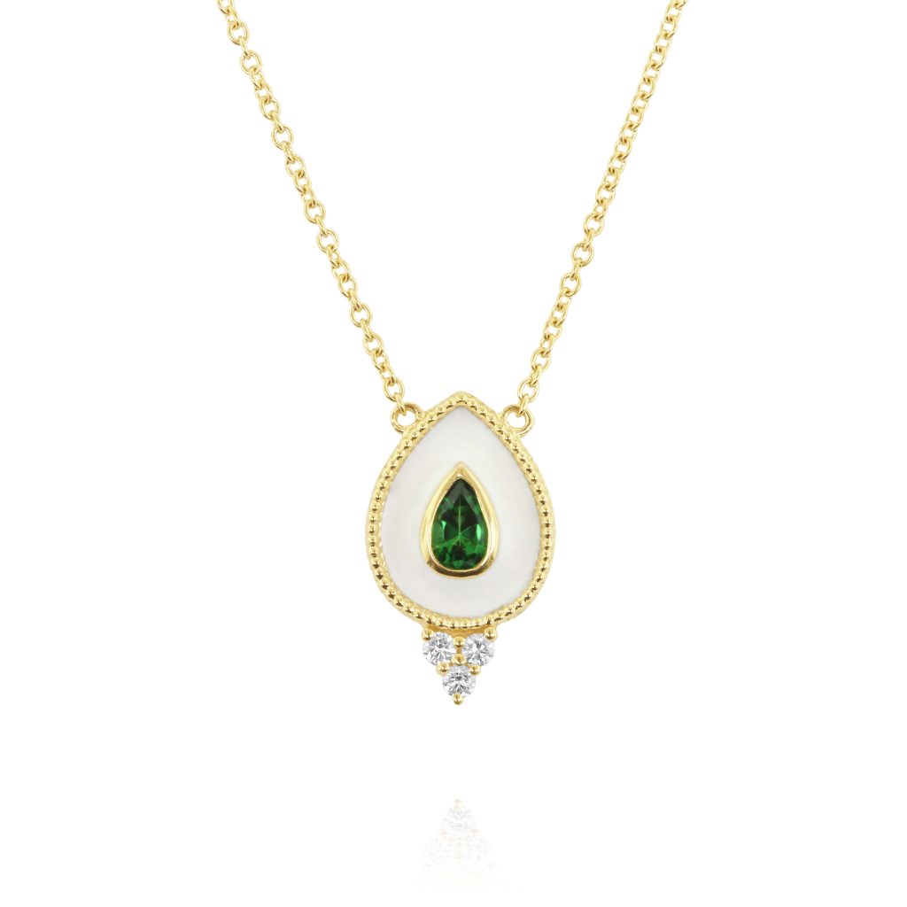 Regalia Small Green Tourmaline Pendant