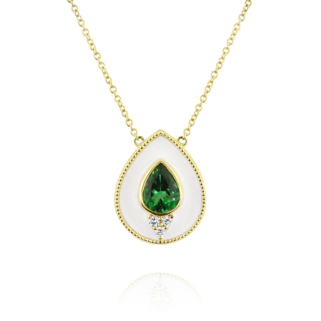 Regalia Green Tourmaline Pendant