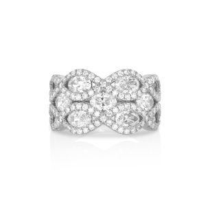 Diamond Infinity Band Ring