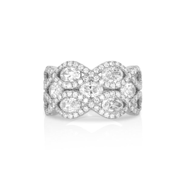 Diamond Infinity Band Ring