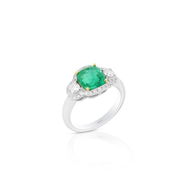 Emerald and Diamond Ring - Image 2