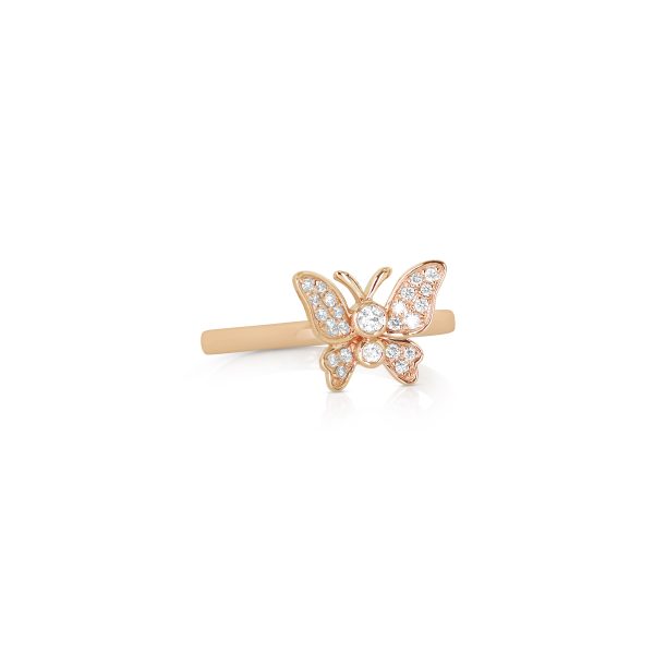 Diamond Butterfly Ring - Image 3