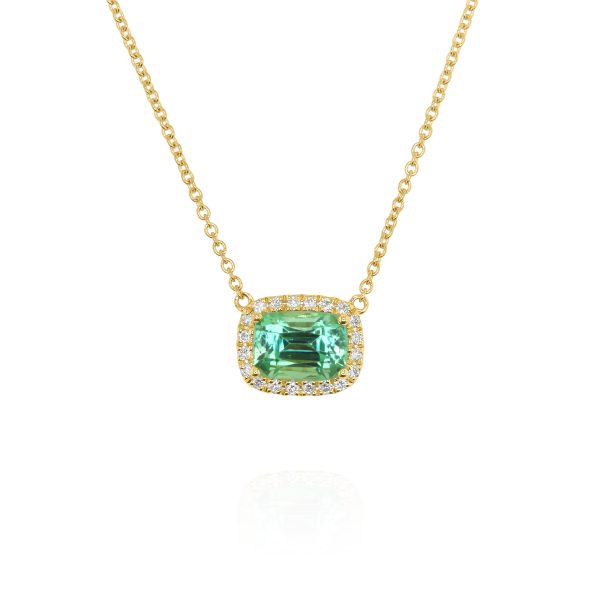 Green Tourmaline Pendant