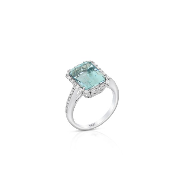 Regalia Small Pear Aquamarine Pendant - Image 3