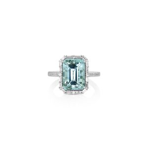 Regalia Small Pear Aquamarine Pendant