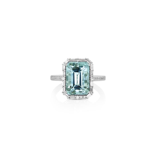 Regalia Small Pear Aquamarine Pendant
