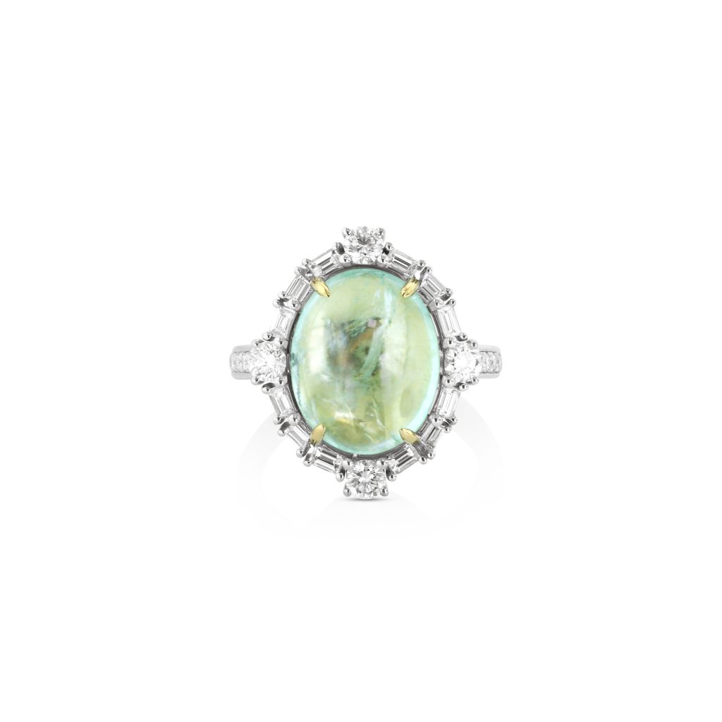 Oval Paraiba Cocktail Ring