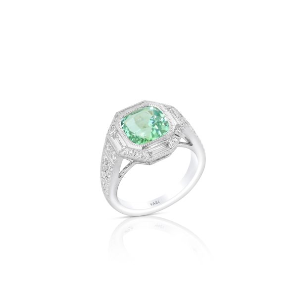 Mist Green Tourmaline Ring. - Image 3