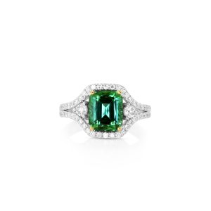 Green Tourmaline Ring