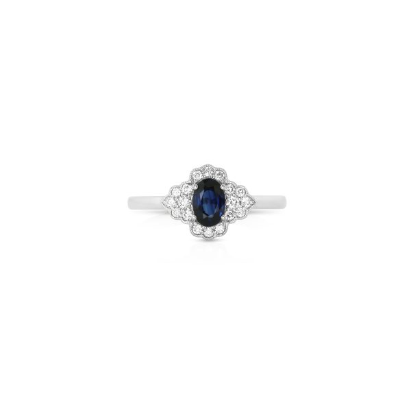 Petite Sapphire and Diamond Ring - Image 3
