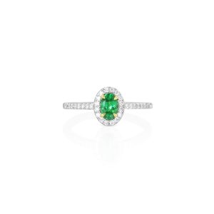 Petite Tsavorite Ring