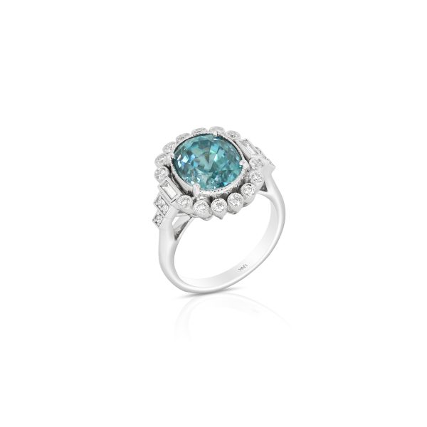MoDeco Blue Zircon Ring - Image 3