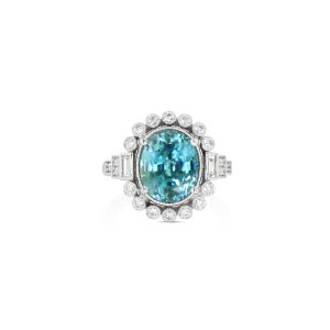 MoDeco Blue Zircon Ring