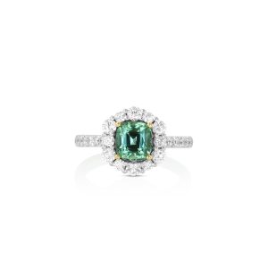 Green Tourmaline Ring