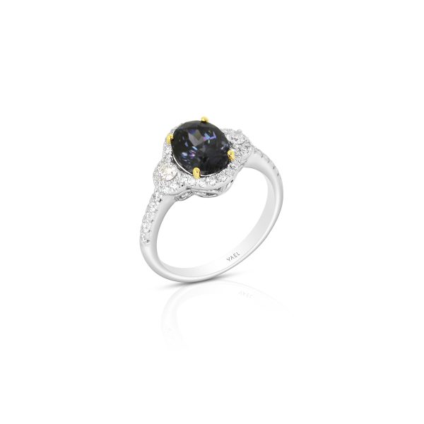 Gray Spinel Oval Ring - Image 3