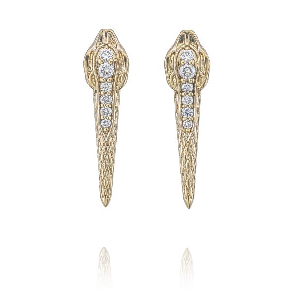 Vintage-Inspired Diamond Dagger Earrings