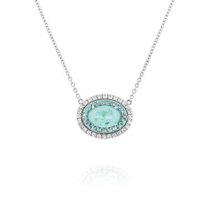 Oval Paraiba Pendant