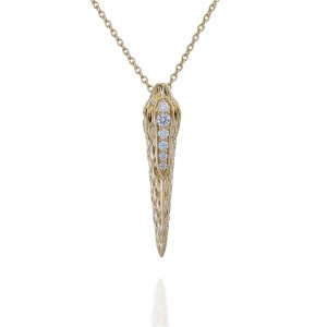 Diamond Snake Pendant