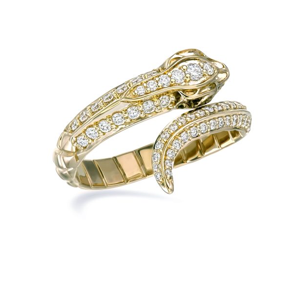 Diamond Snake Ring - Image 2