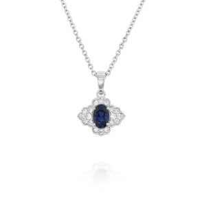 Blue Sapphire Pendant
