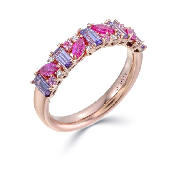 Pink & Purple Ombre Ring - Image 3