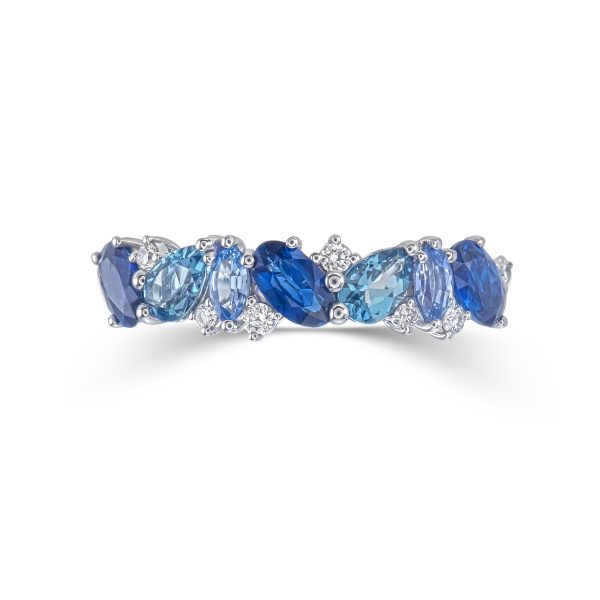 Sapphire & Topaz Gradient Ring - Image 2